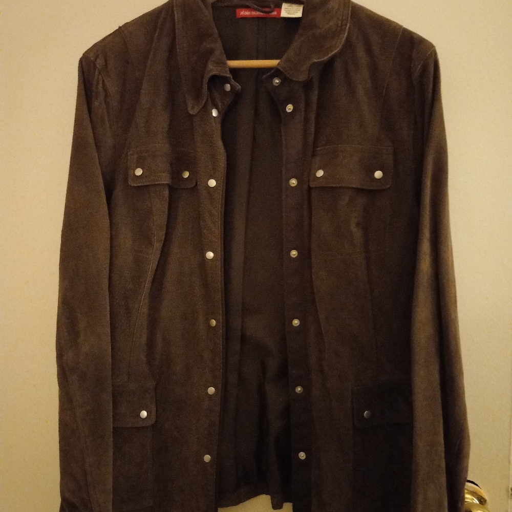 🏷Suede brown jacket.